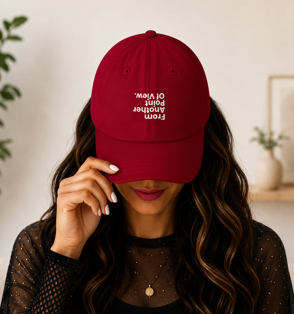 Another Point Of View Hat in red