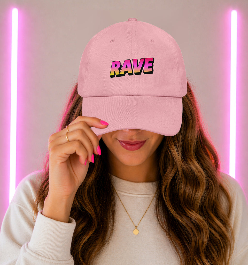 Woman Festival Rave Neon Energy Hat in Pink