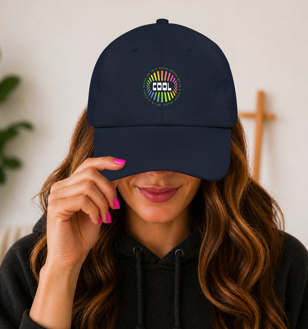 Good Mood Energy Navy dad hat