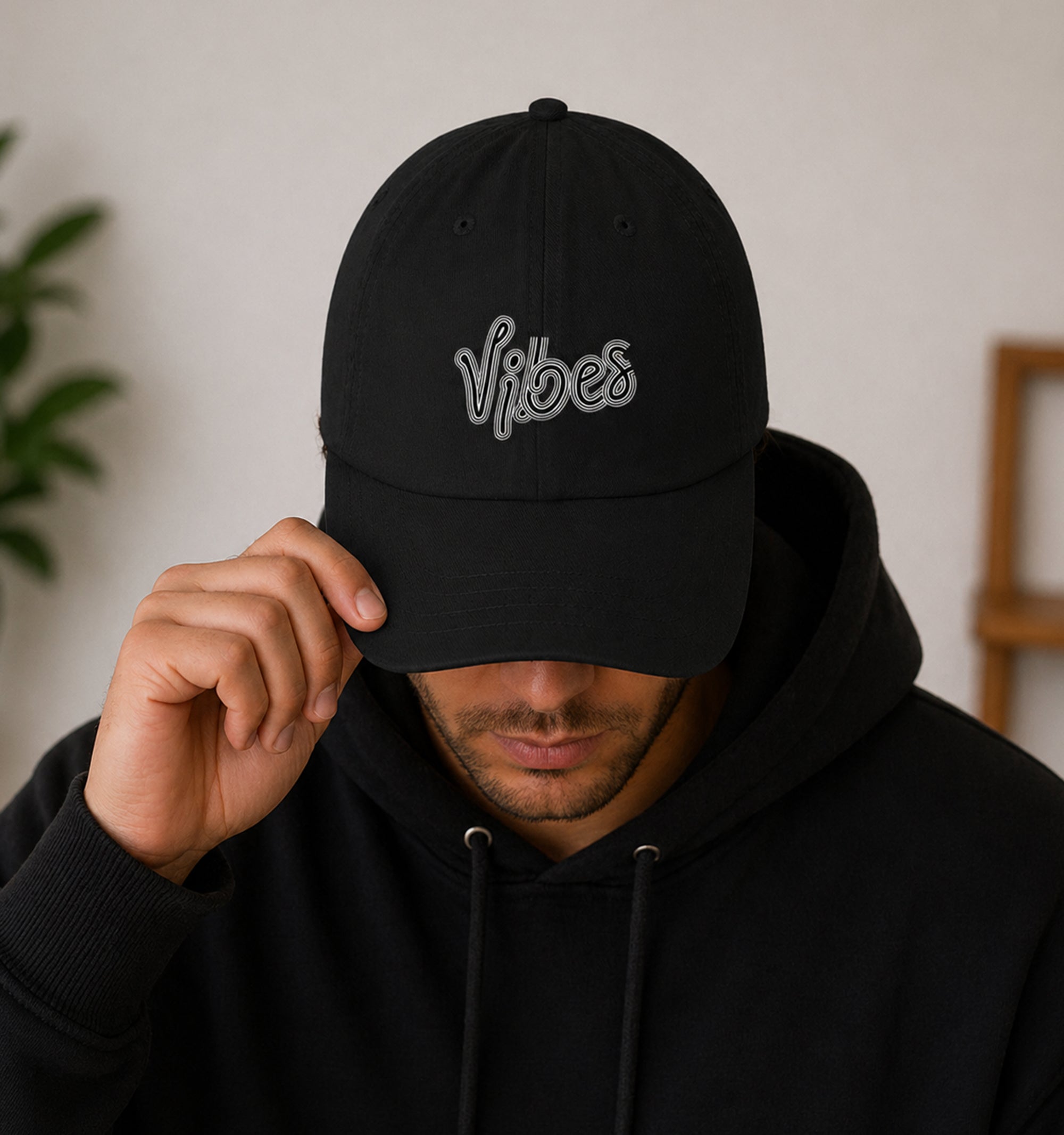 Festival Vibes Mode Hat in Black
