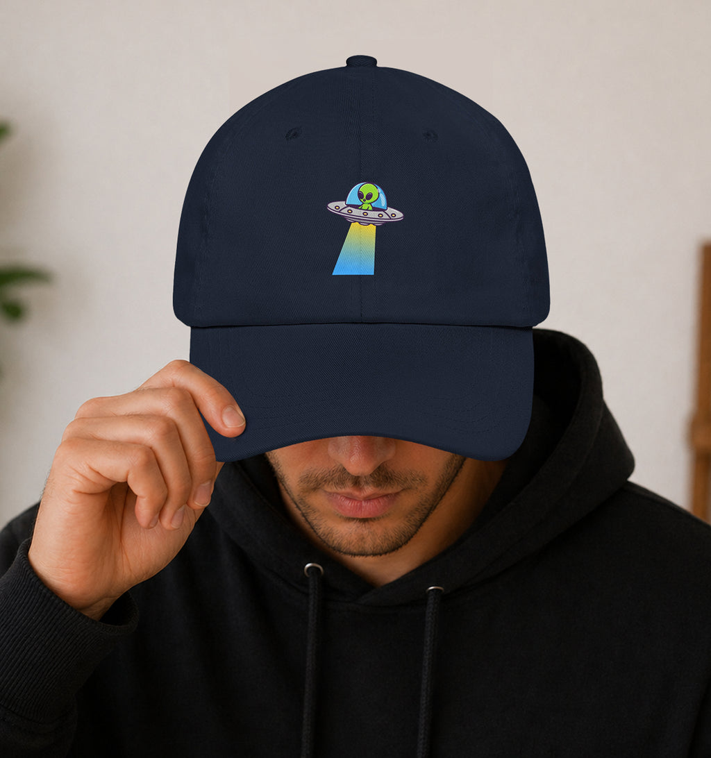 UFO Alien Vibes Festival Hat in Navy