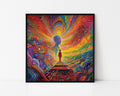 Inner Mind Psychedelic Framed Wall Art