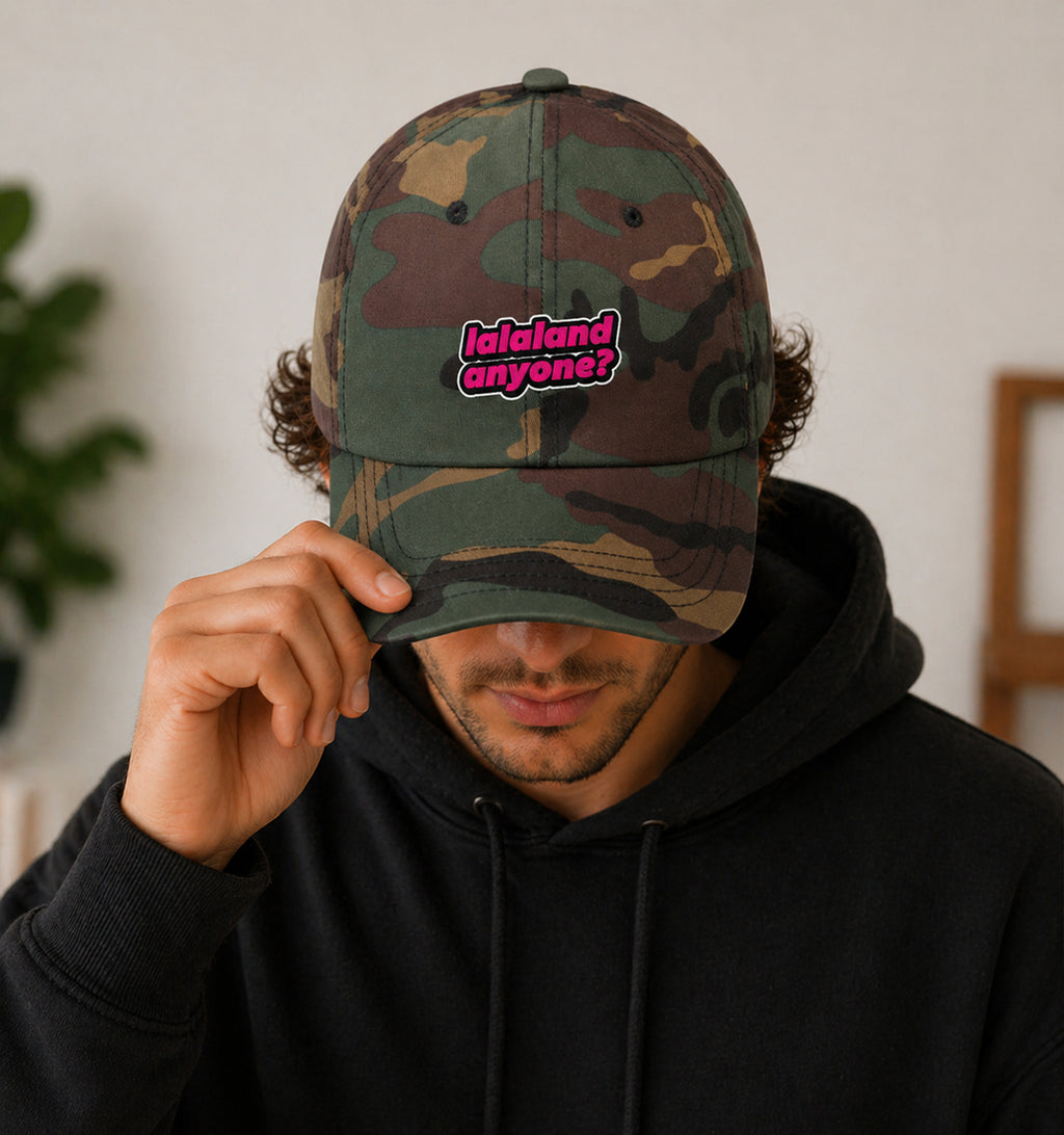Lalaland Vibes Hat in Green Camo