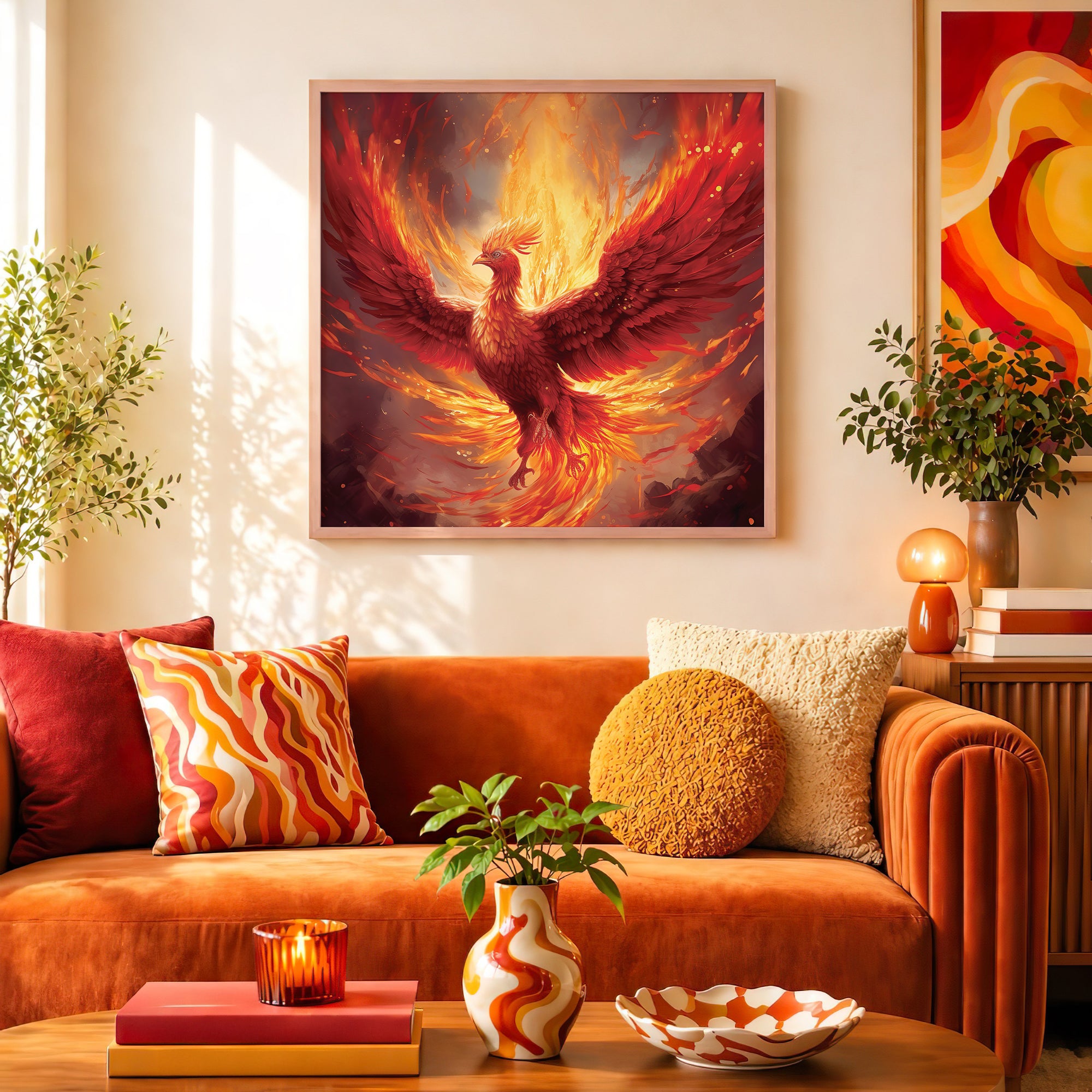 Phoenix Rising Framed Wall Art