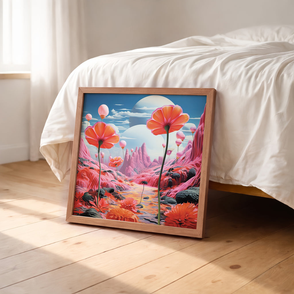 Surreal Fantasy Landscape Framed Wall Art