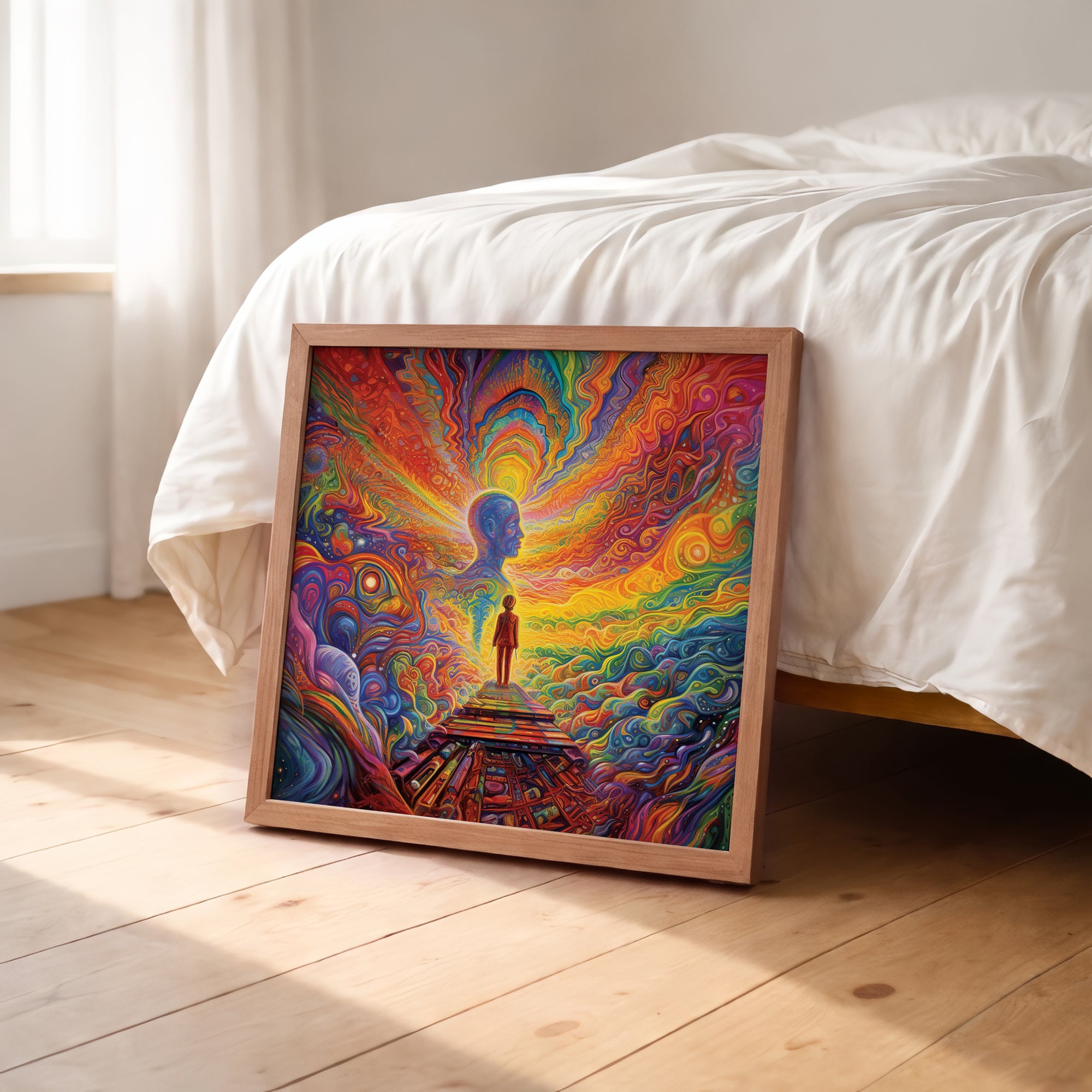 Inner Mind Psychedelic Framed Wall Art