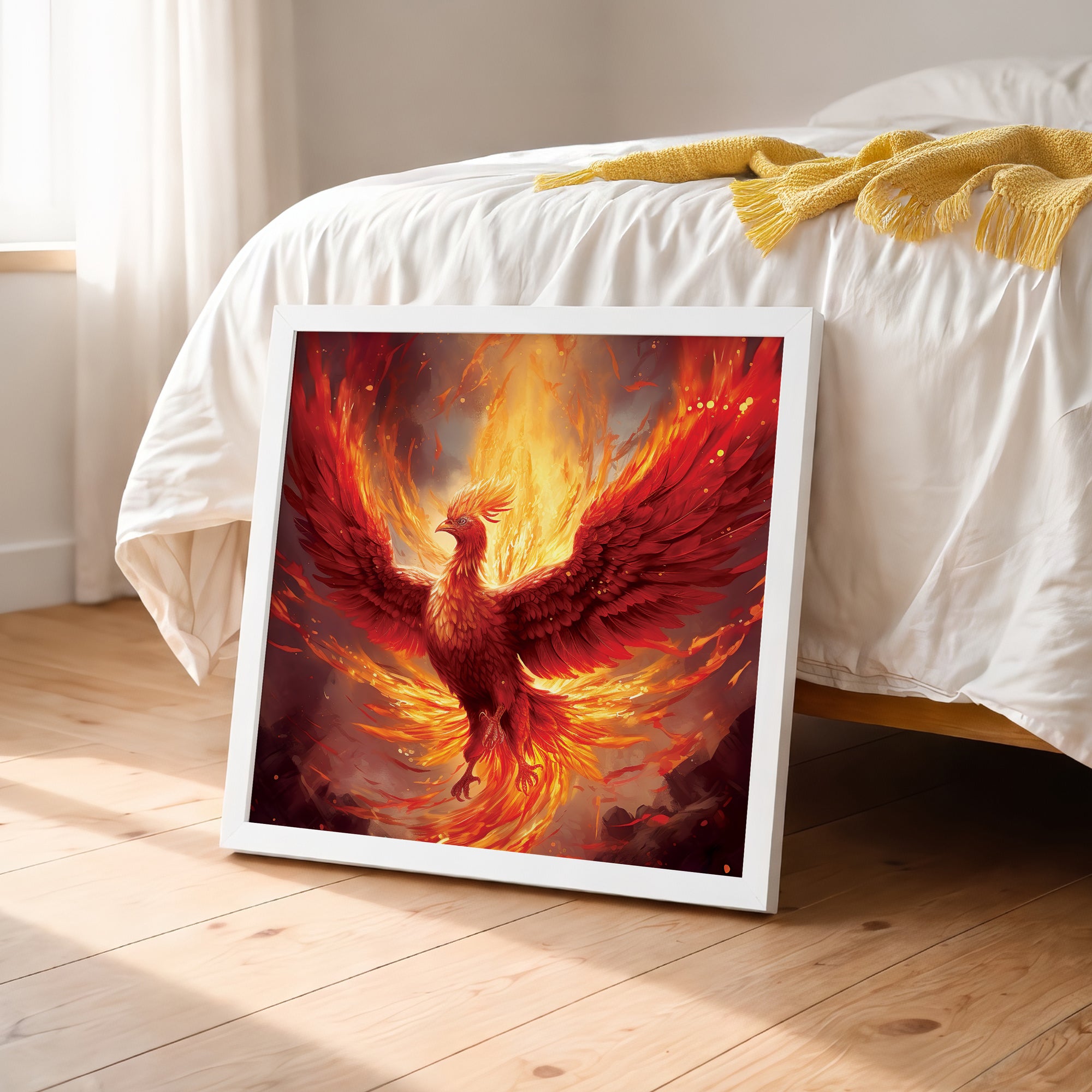 Phoenix Rising Framed Wall Art