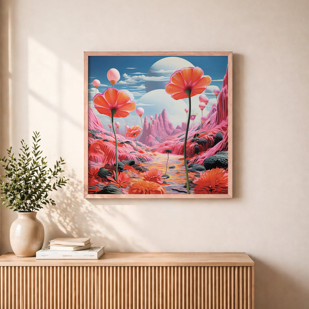 Surreal Fantasy Landscape Framed Wall Art
