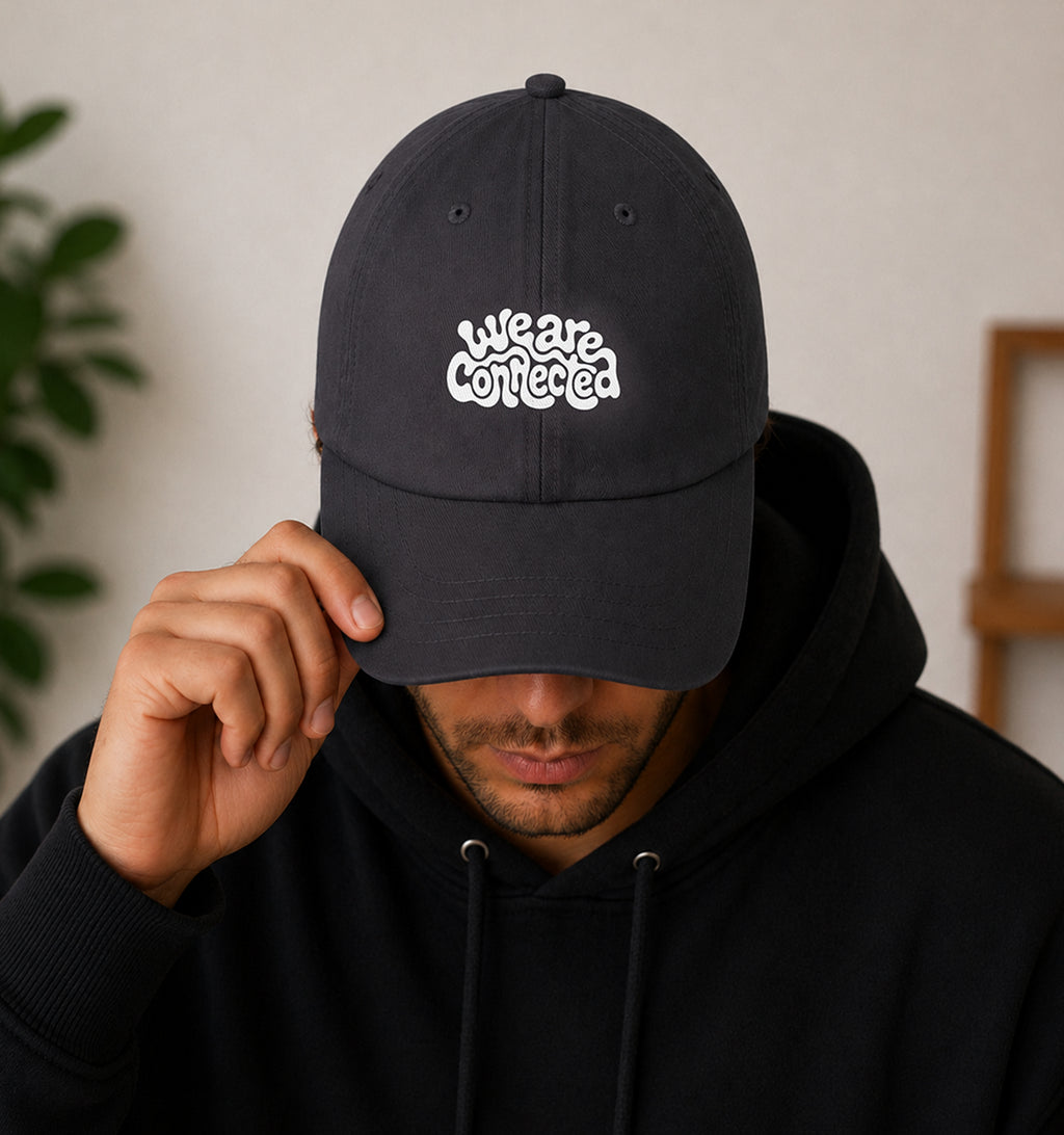 We Are Connected festival hat in gray