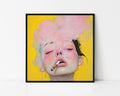 smoking Portrait Framed Wall Art