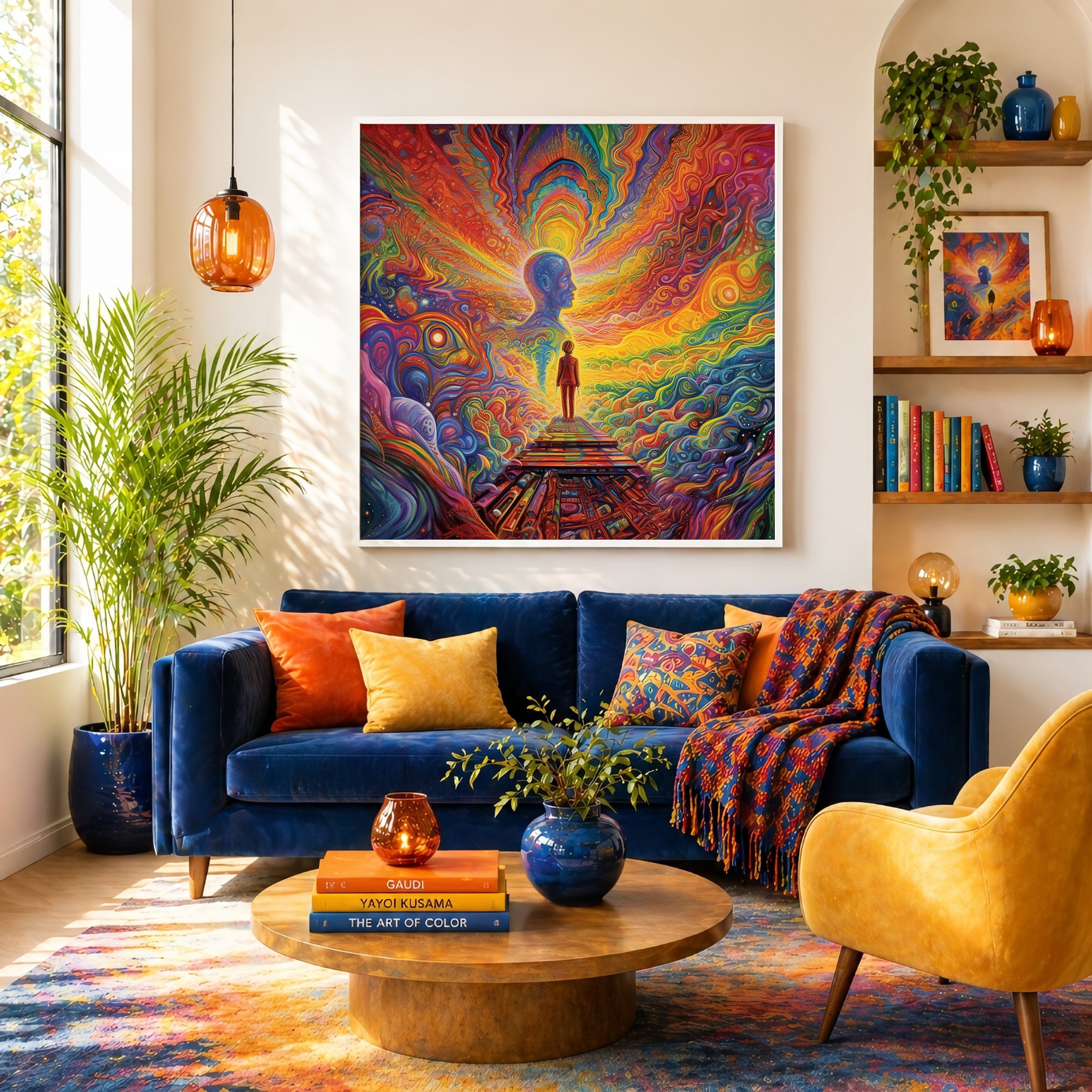 Inner Mind Psychedelic Framed Wall Art