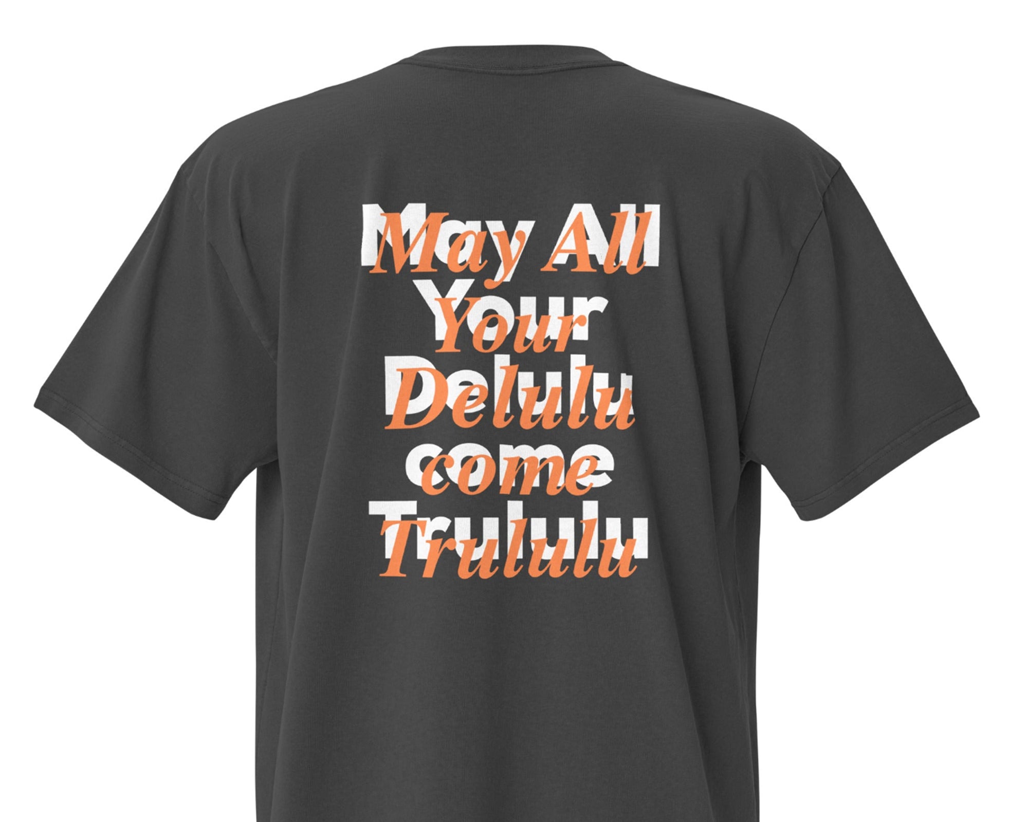 Delulu Trululu Oversized Faded T-Shirt