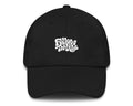 Psychedelic Follow The Vibe festival hat in black