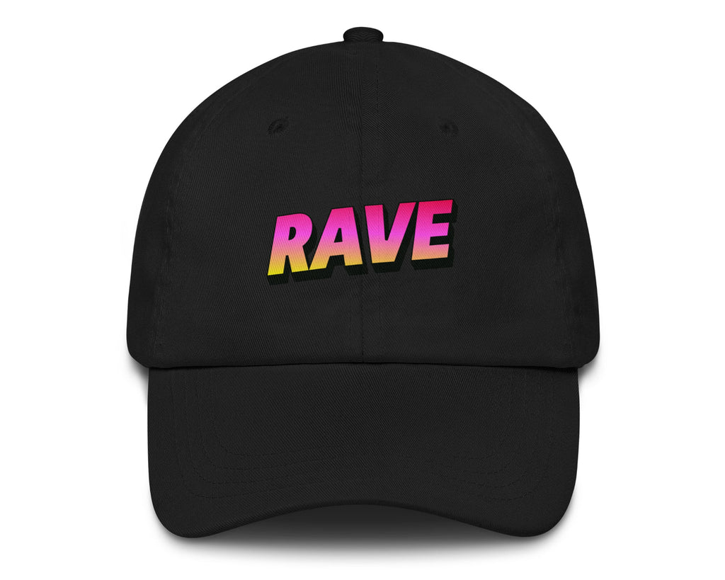 Rave Neon Energy Hat in Black