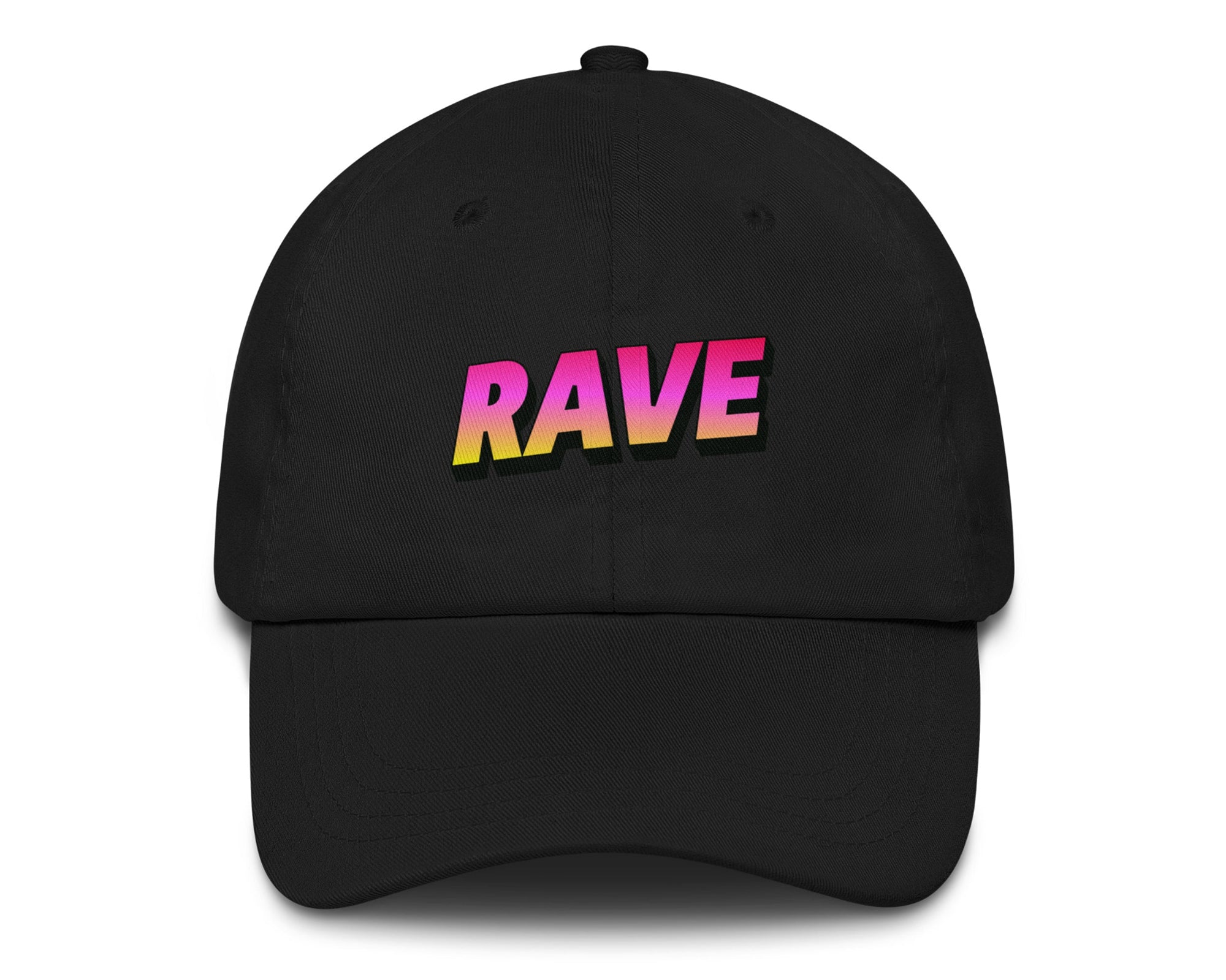 Rave Neon Energy Hat in Black