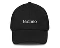 Techno Embroidered Hat in black