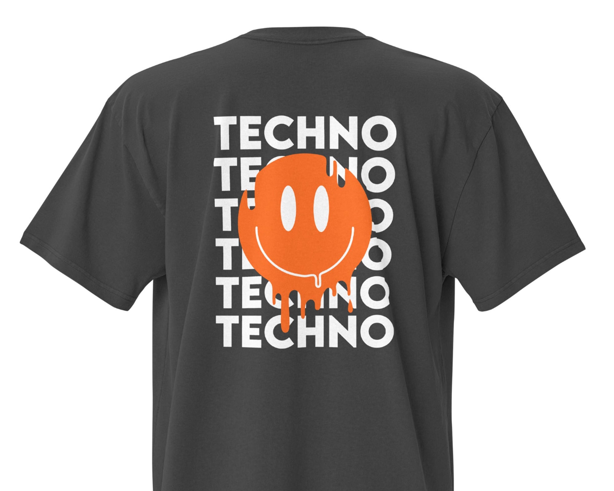 Techno Culture Oversized Faded T-Shirt