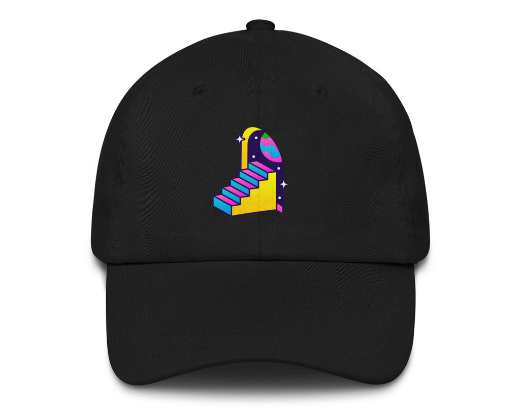 Portal Dreams Trippy Hat in Black