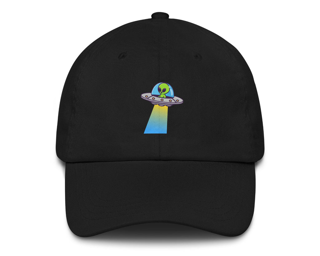 UFO Alien Vibes Festival Hat in Black