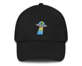 UFO Alien Vibes Festival Hat in Black