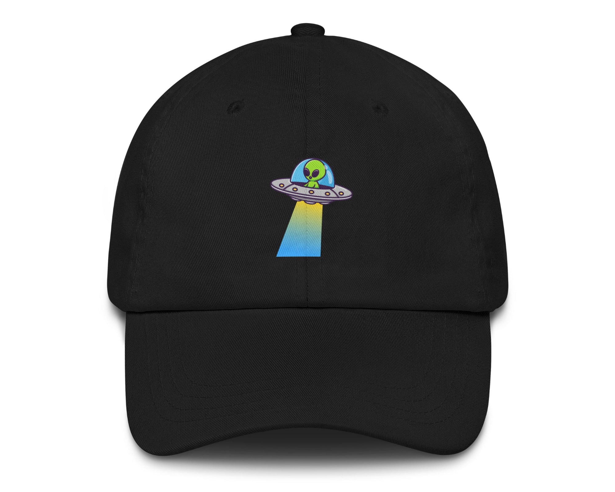 UFO Alien Vibes Festival Hat in Black