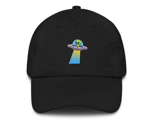 UFO Alien Vibes Festival Hat in Black