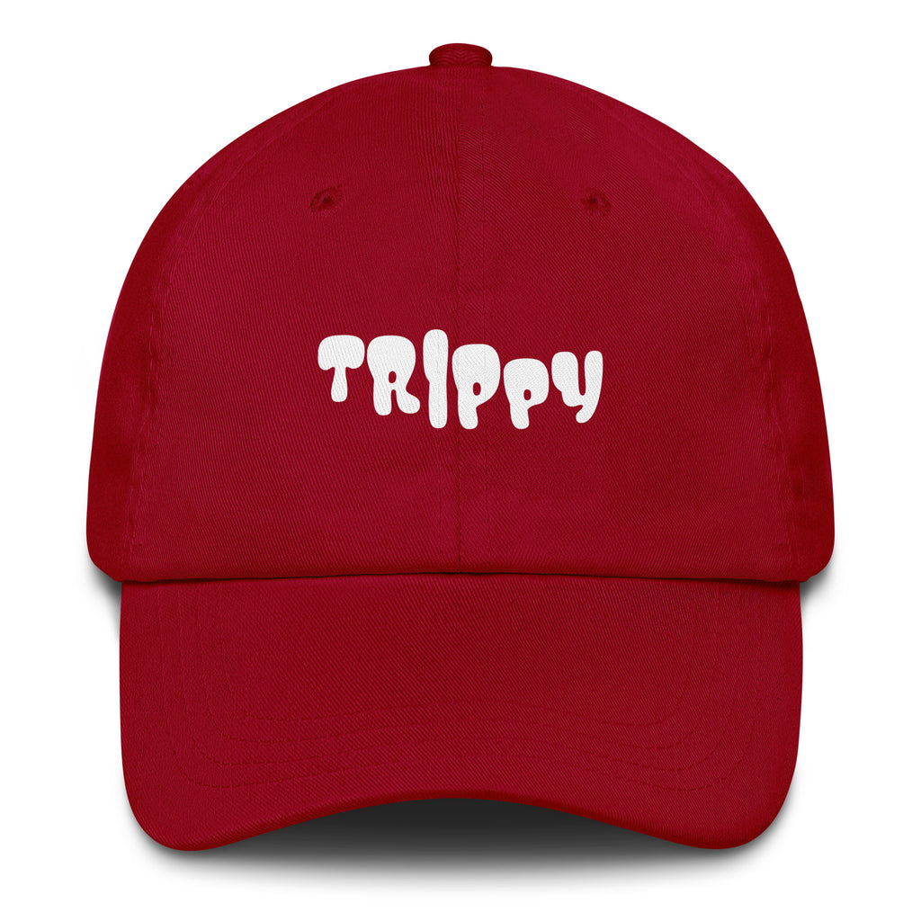 Trippy Vibes Hat in Red
