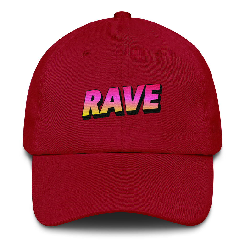 Rave Neon Energy Hat in Red