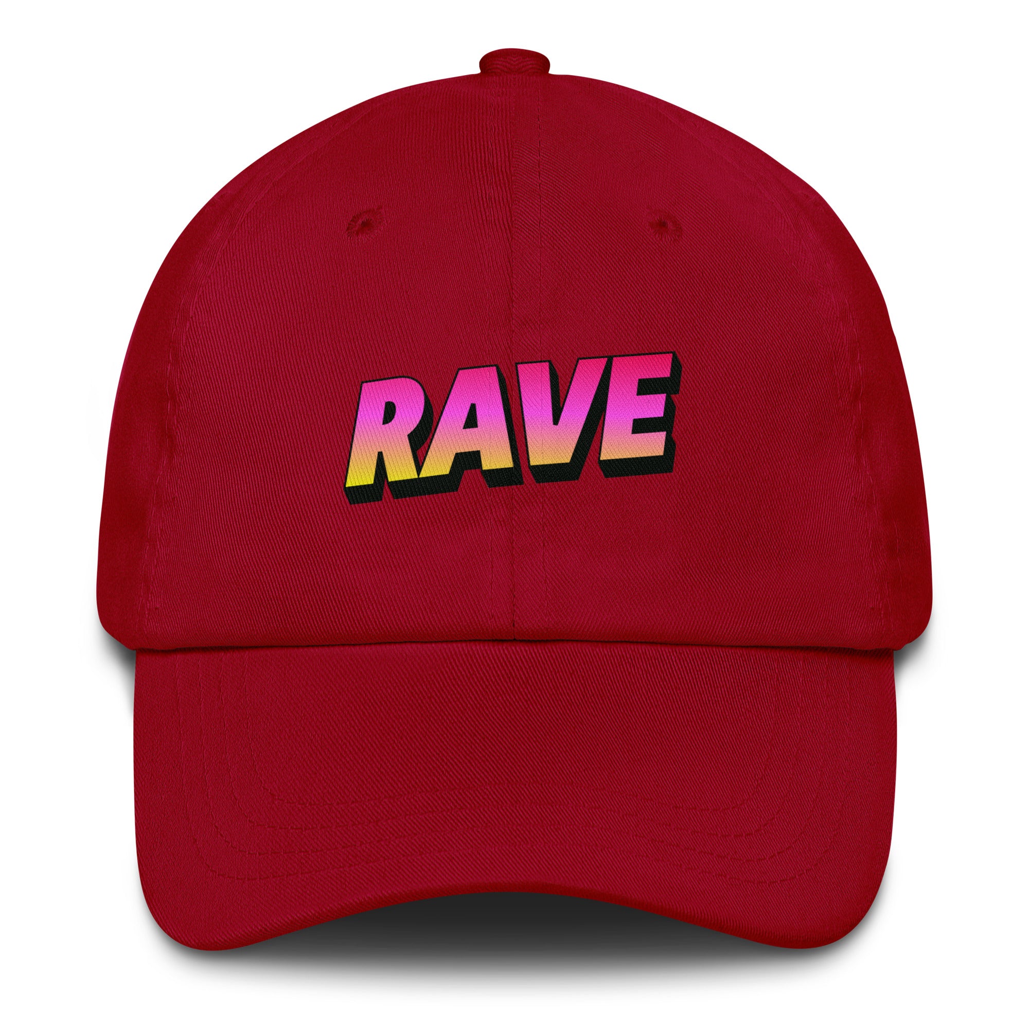 Rave Neon Energy Hat in Red