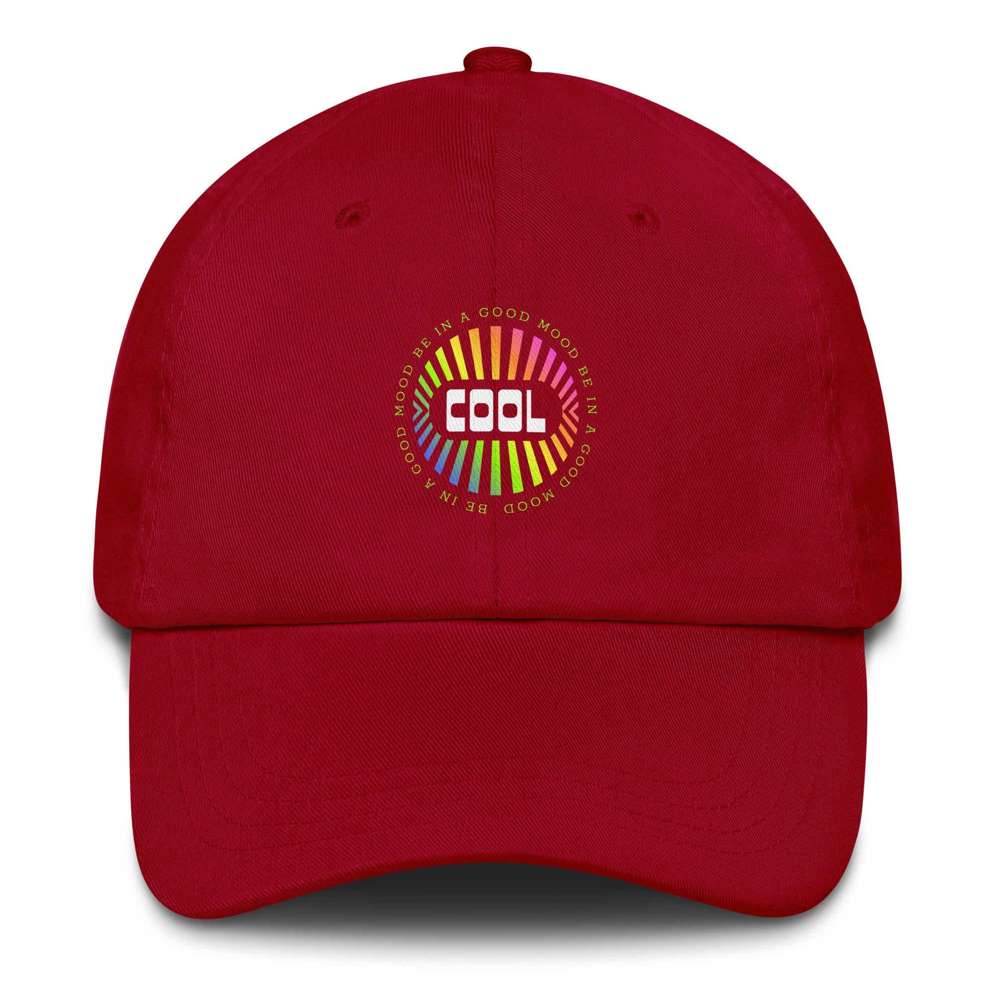 Good Mood Energy Red dad hat