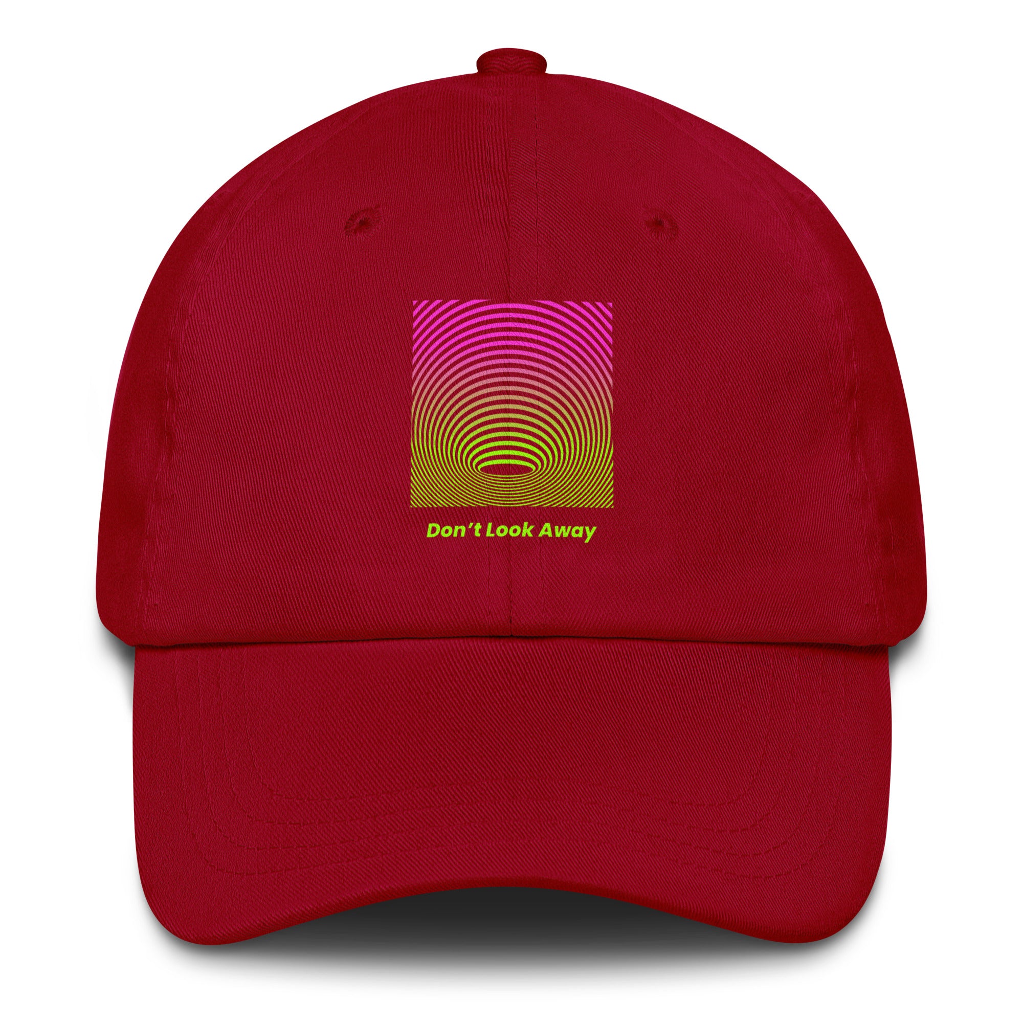 Don’t Look Away Trippy Hat in Red