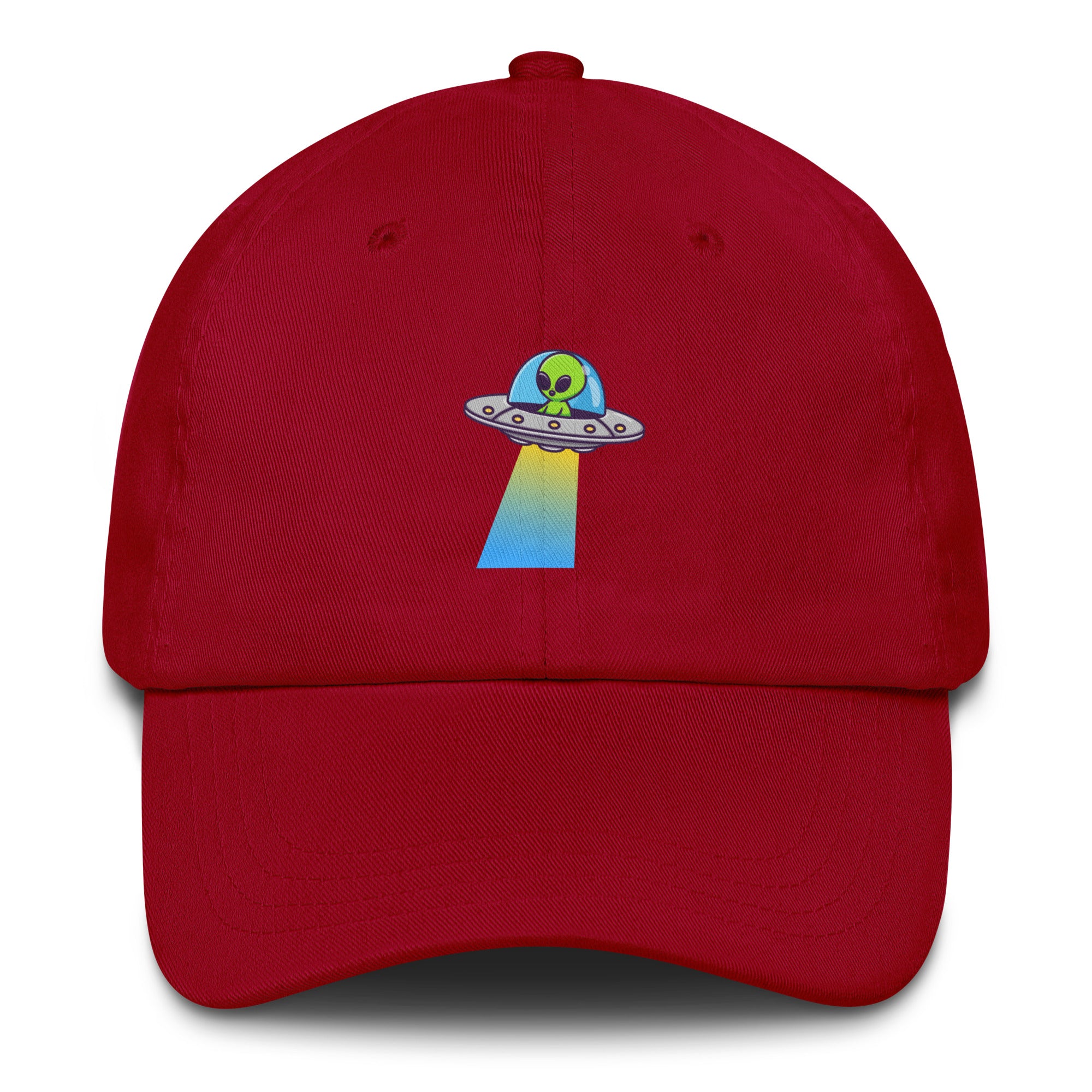 UFO Alien Vibes Festival Hat in Red
