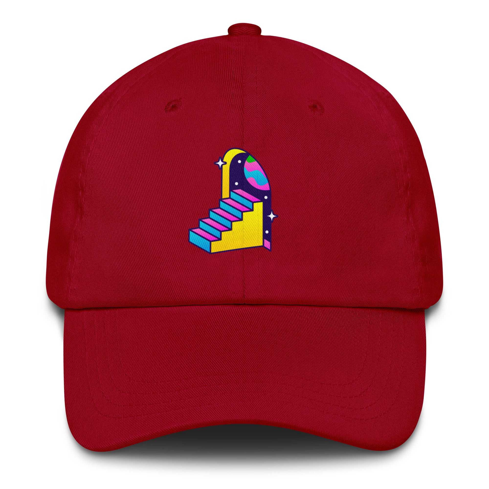 Portal Dreams Trippy Hat in Red
