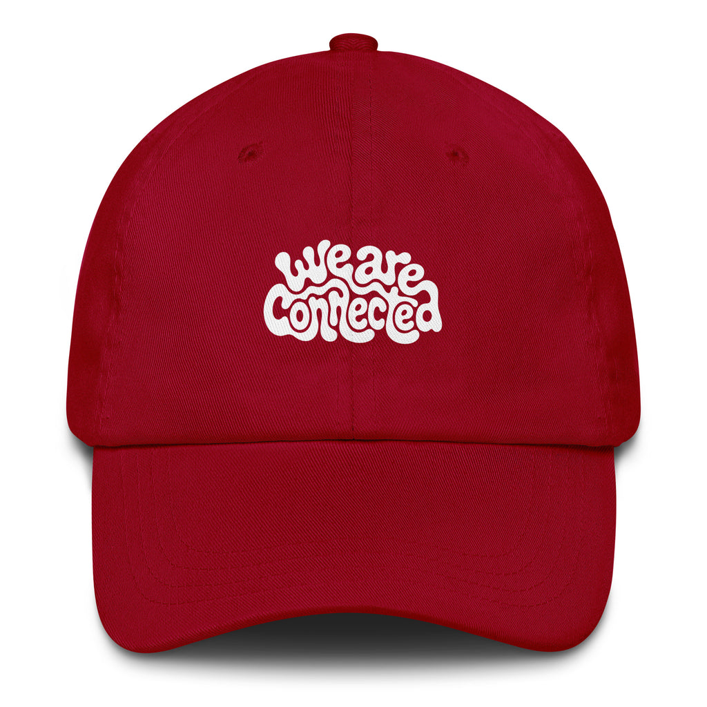 We Are Connected festival hat in red