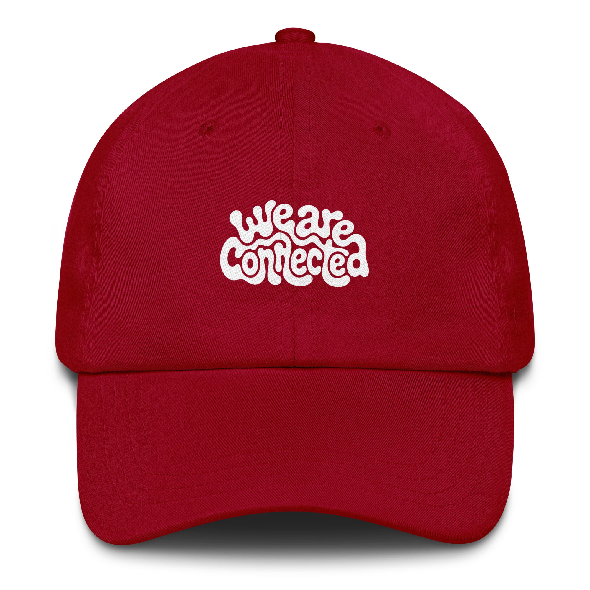 We Are Connected festival hat in red