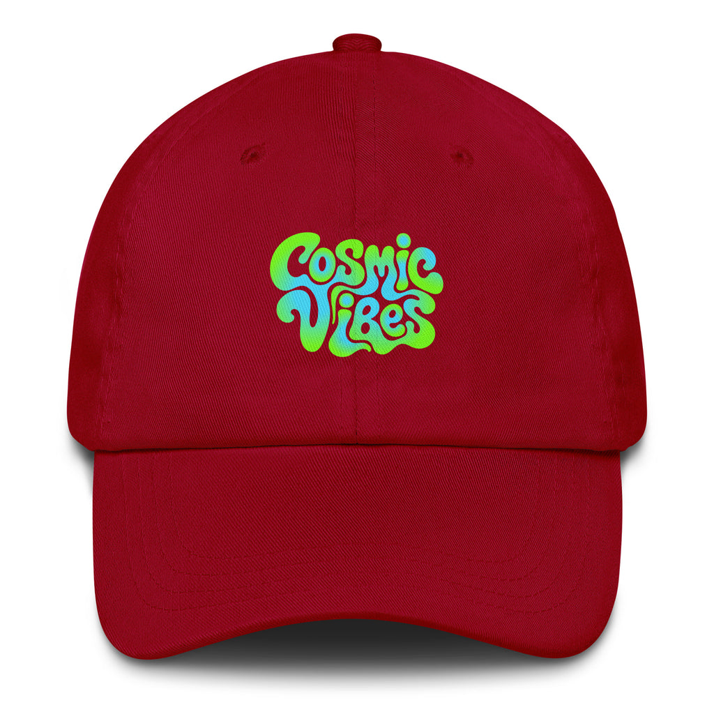 Psychedelic Cosmic Vibes festival hat in Red