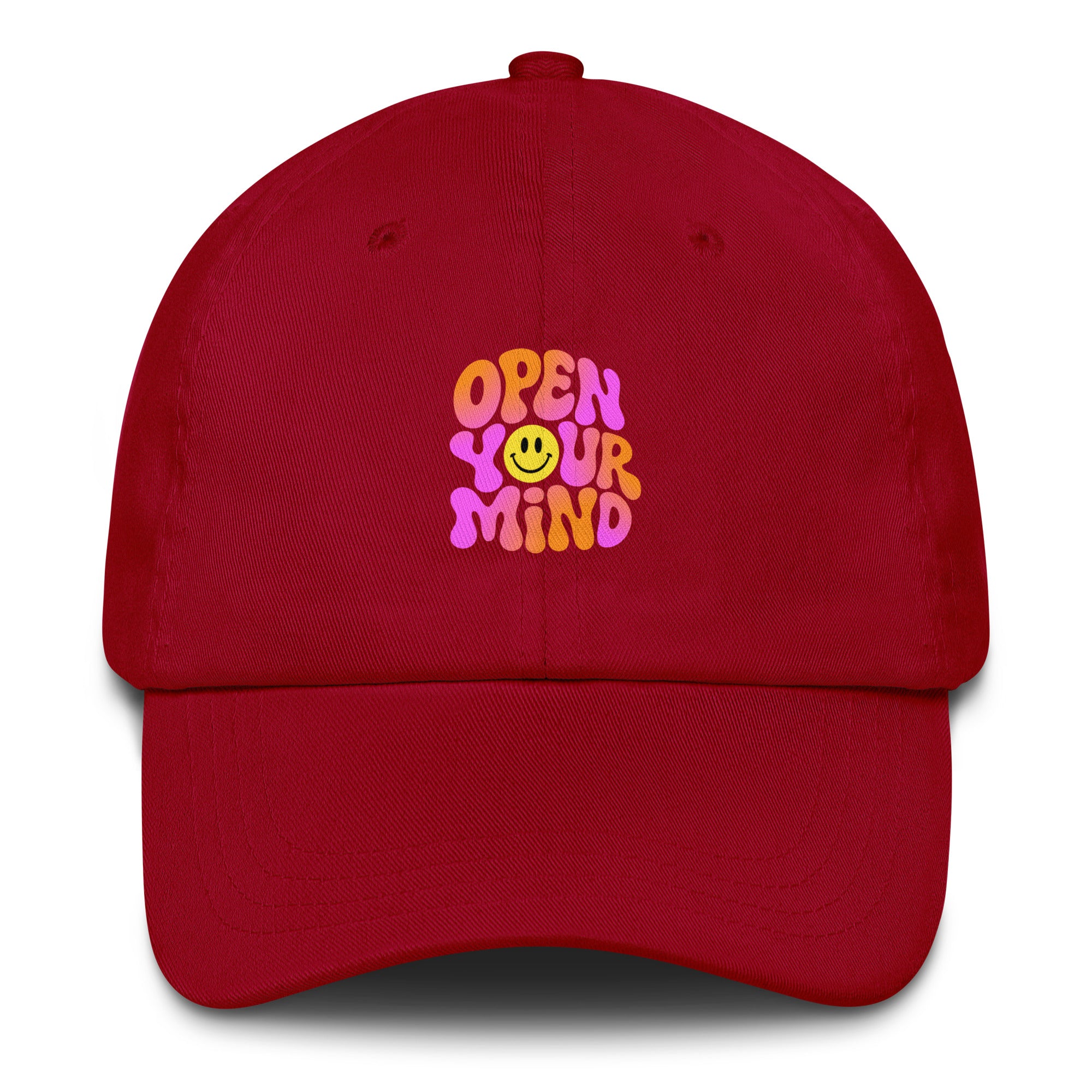 Open Your Mind Neon festival hat in red