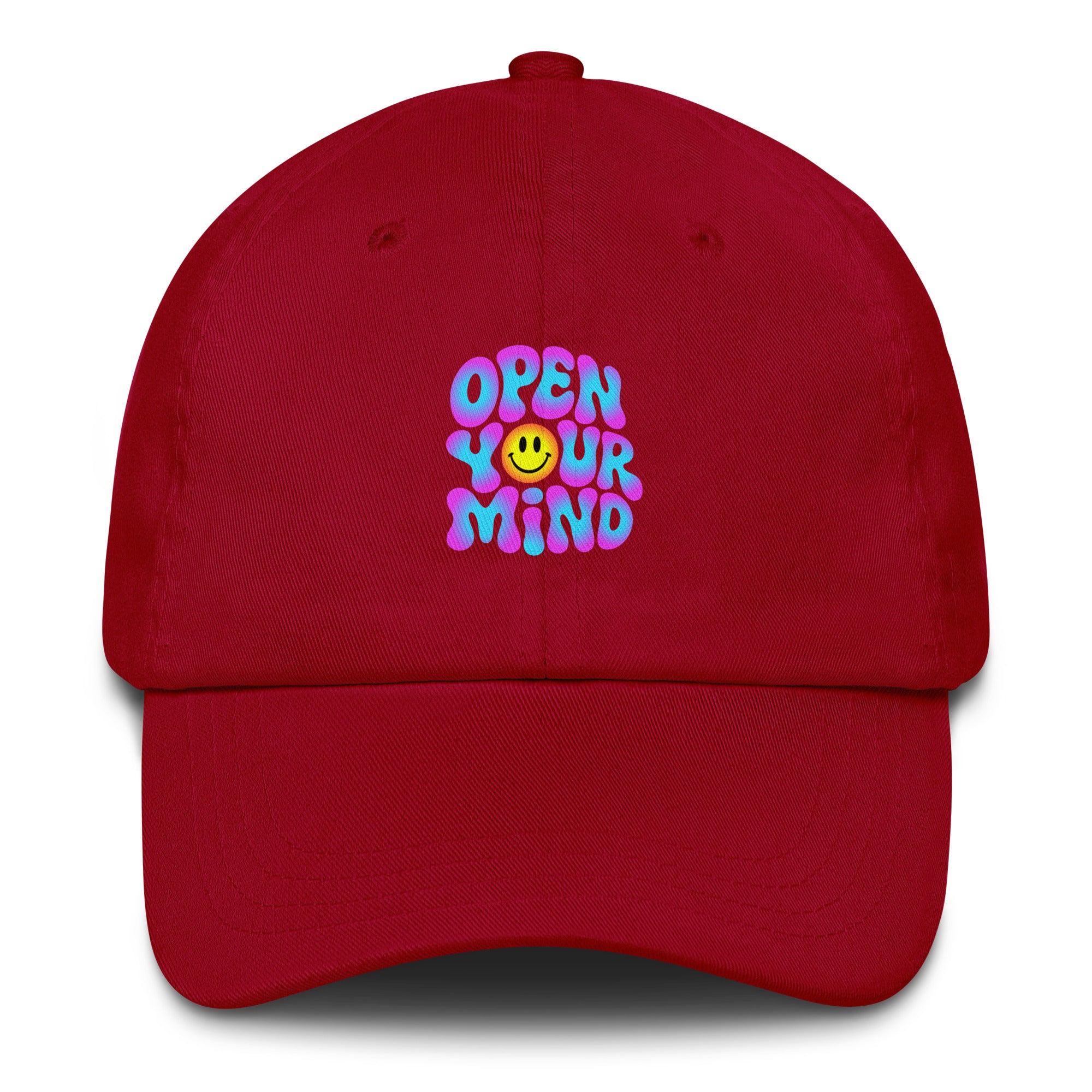 Open Your Mind Neon festival hat in red