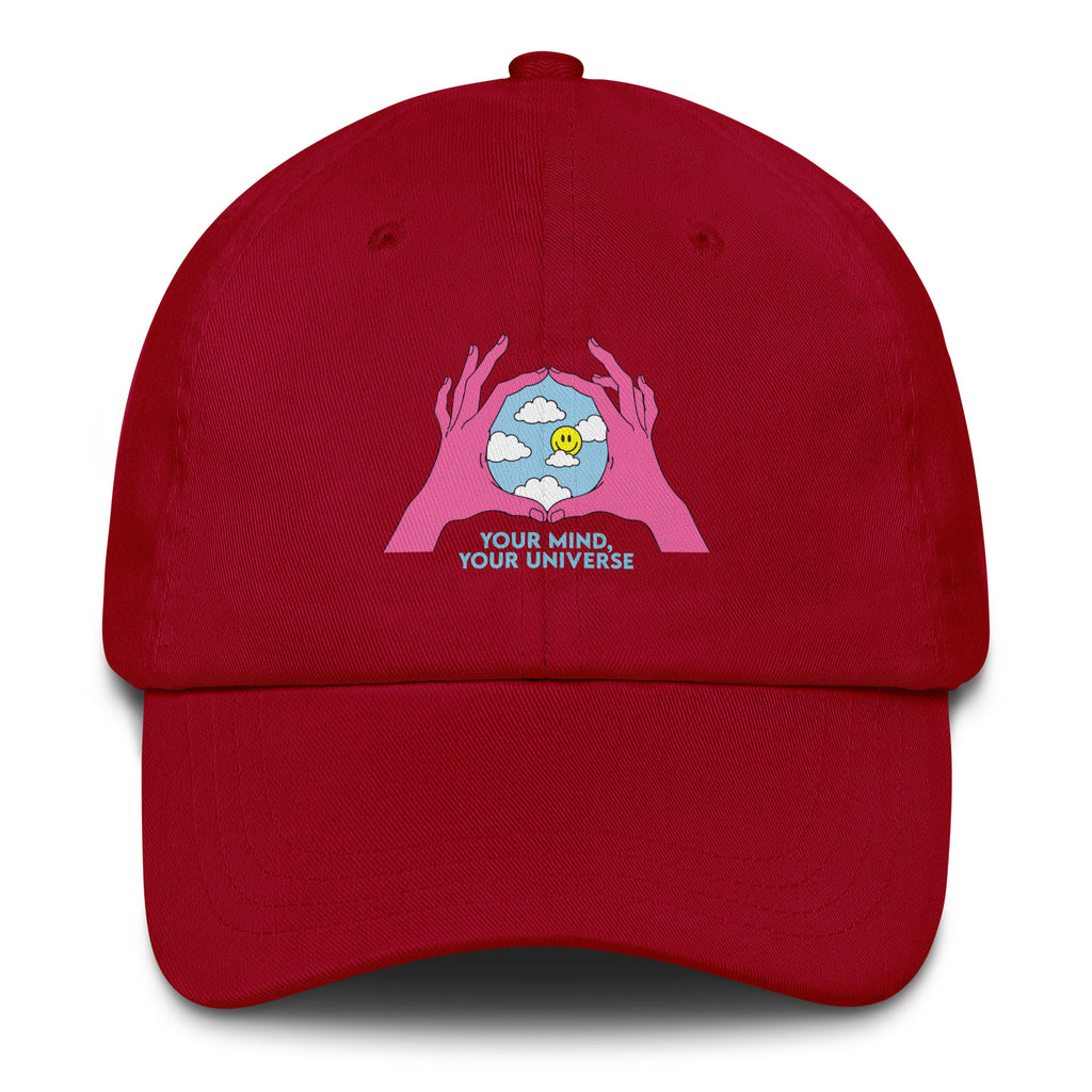 Your Mind Your Universe festival hat in red