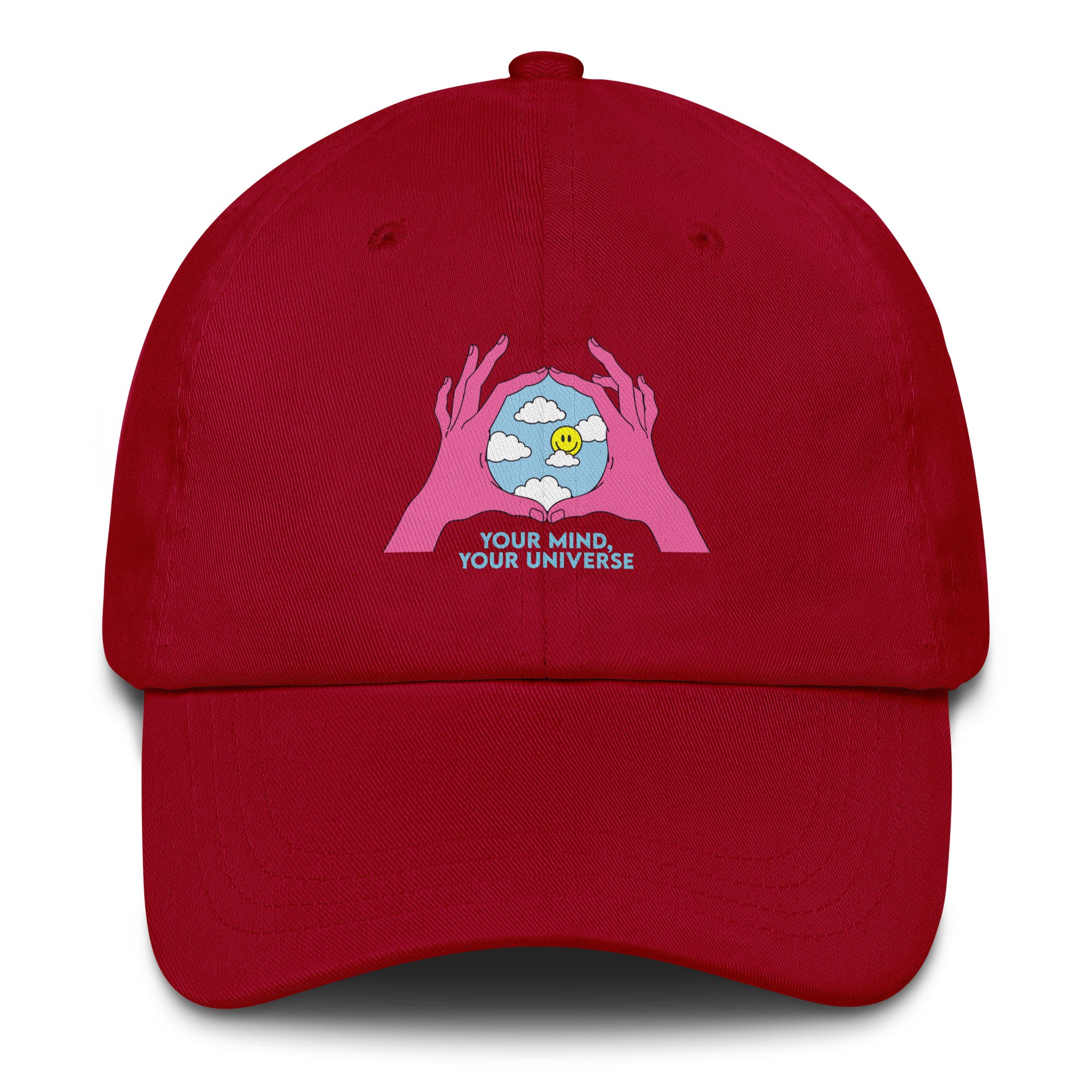 Your Mind Your Universe festival hat in red