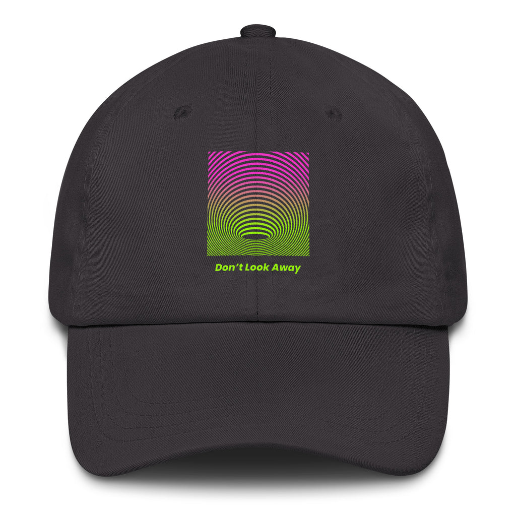 Don’t Look Away Trippy Hat in Gray