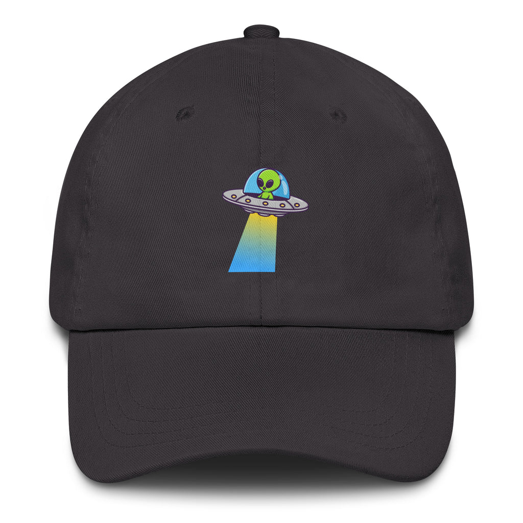 UFO Alien Vibes Festival Hat in Gray