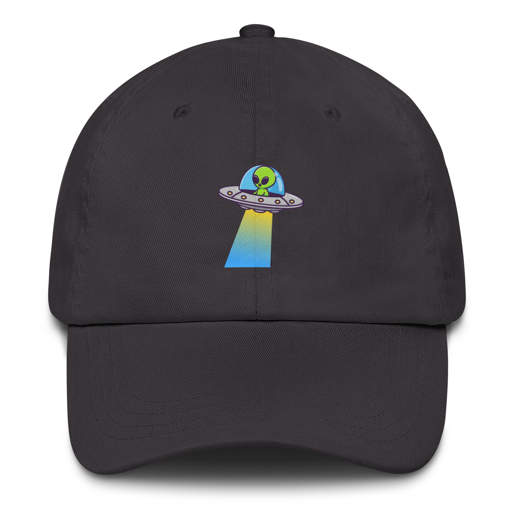 UFO Alien Vibes Festival Hat in Gray