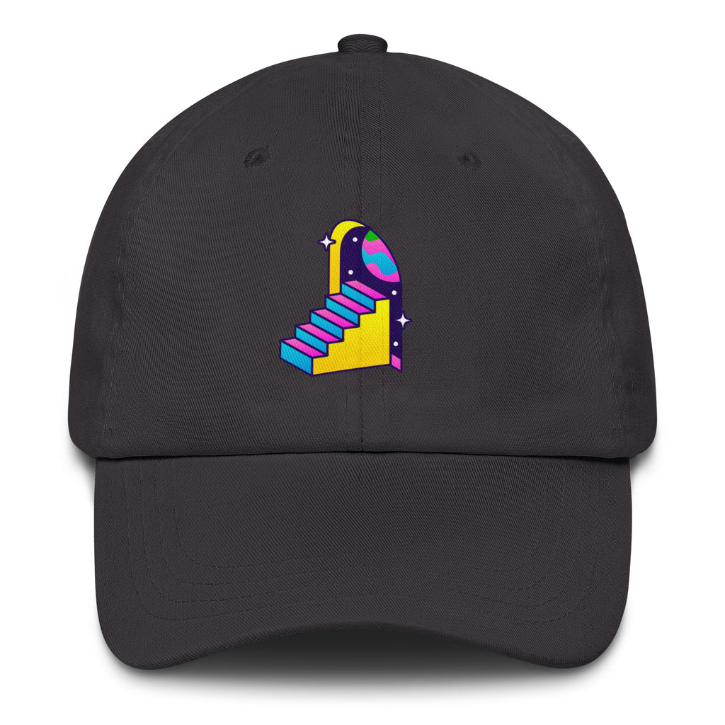 Portal Dreams Trippy Hat in Gray