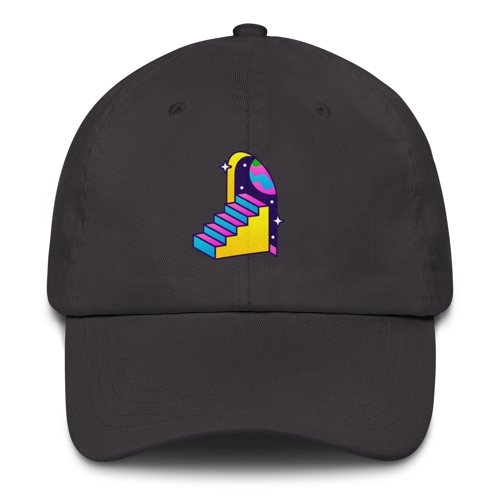 Portal Dreams Trippy Hat in Gray