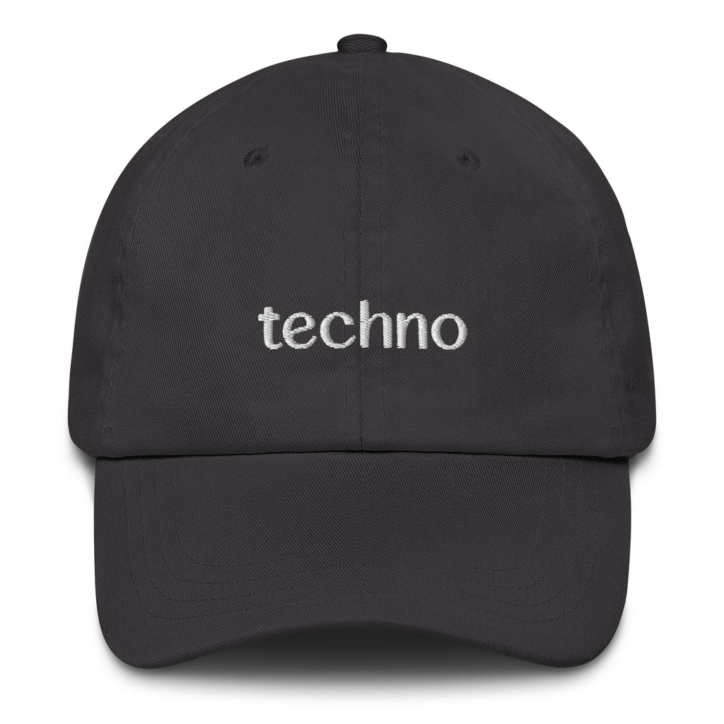 Techno Embroidered Hat in gray