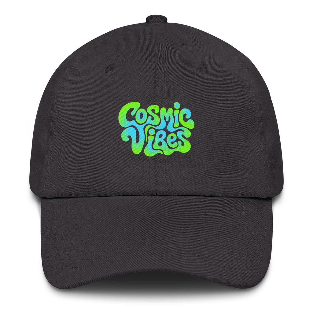 Psychedelic Cosmic Vibes festival hat in gray