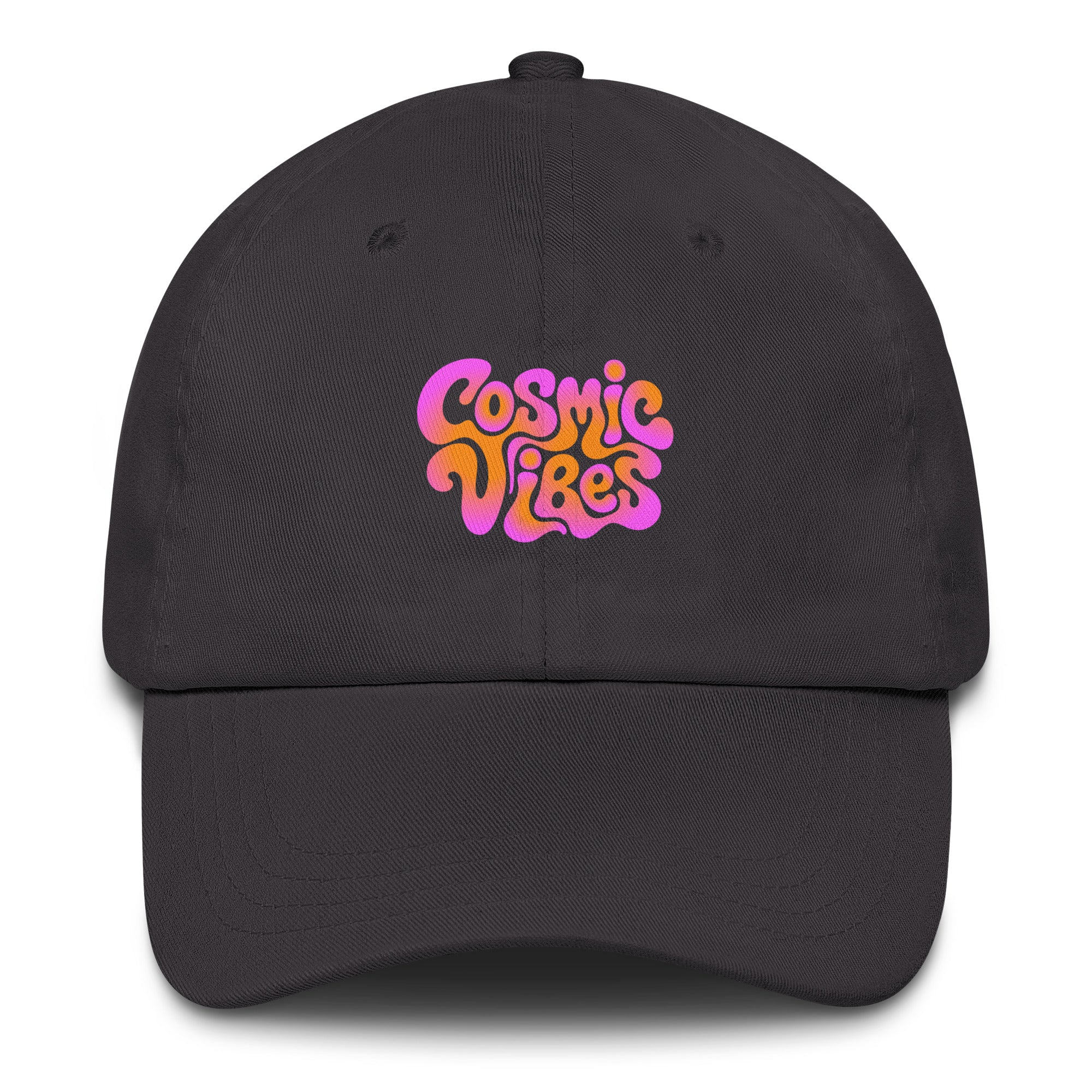 Psychedelic Cosmic Vibes festival hat in gray