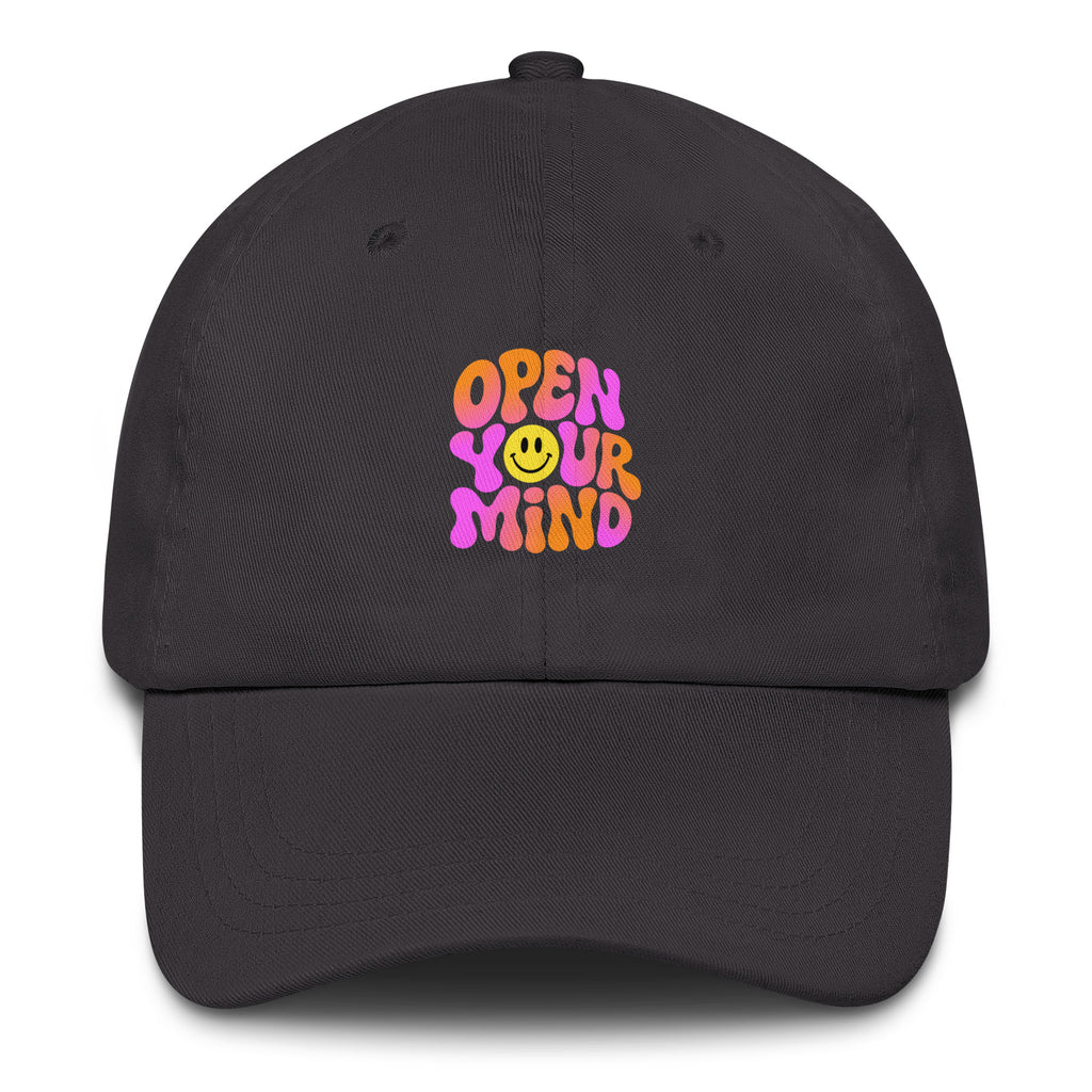 Open Your Mind Neon festival hat in gray