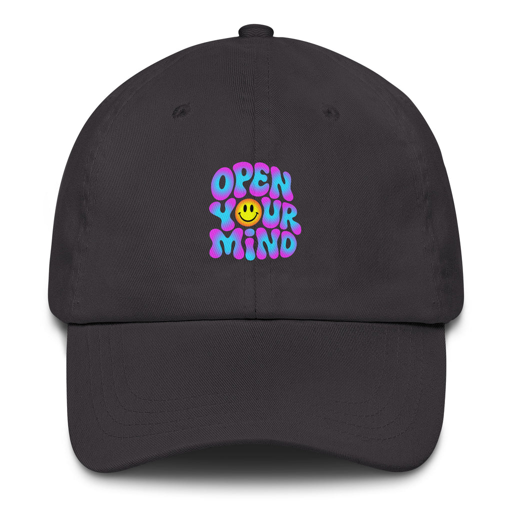 Open Your Mind Neon festival hat in gray